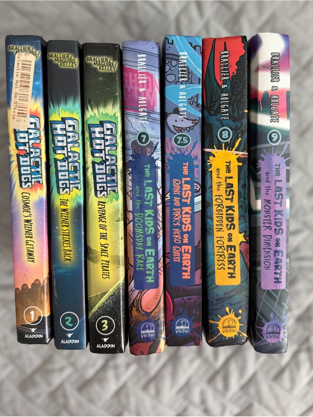 The Last Kids on Earth & Galactic Hot Dogs Set of 7 Hardcover Books